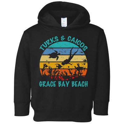 Turks And Caicos Islands West Indies Grace Bay Beach Gifts Toddler Hoodie