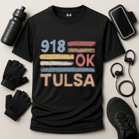 Tulsa Area Code 918 Residents State Oklahoma Performance Shirt