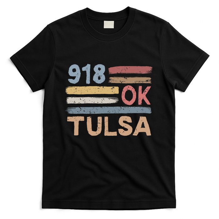 Tulsa Area Code 918 Residents State Oklahoma T-Shirt