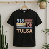Tulsa Area Code 918 Residents State Oklahoma T-Shirt