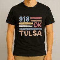 Tulsa Area Code 918 Residents State Oklahoma T-Shirt