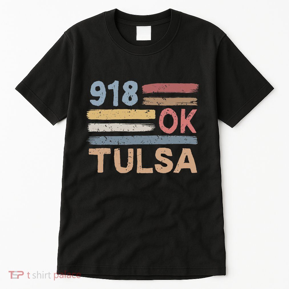 Tulsa Area Code 918 Residents State Oklahoma Tall T-Shirt