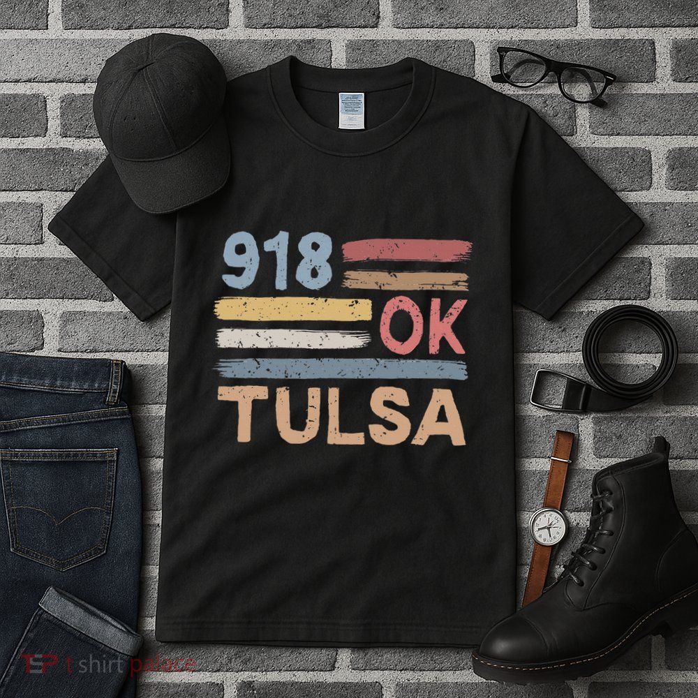 Tulsa Area Code 918 Residents State Oklahoma Tall T-Shirt