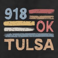 Tulsa Area Code 918 Residents State Oklahoma 25L Jumbo Tote