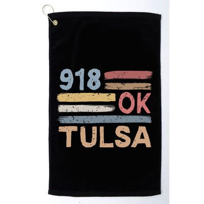 Tulsa Area Code 918 Residents State Oklahoma Golf Towel
