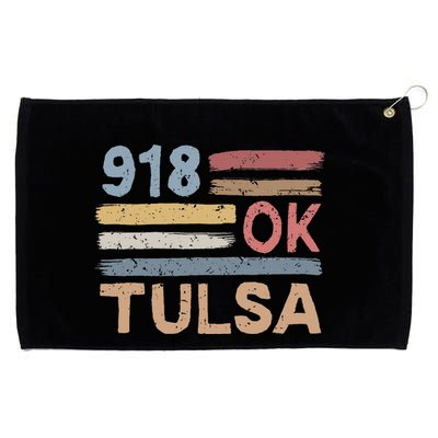Tulsa Area Code 918 Residents State Oklahoma Grommeted Golf Towel