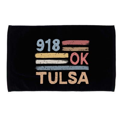 Tulsa Area Code 918 Residents State Oklahoma Microfiber Hand Towel