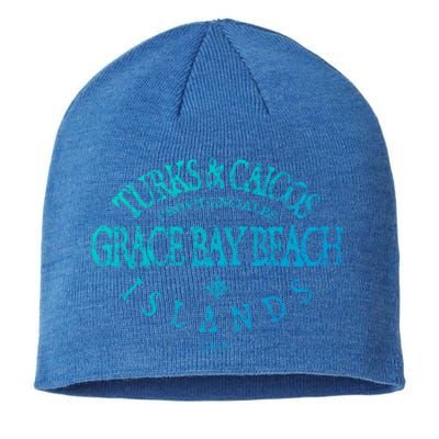 Turks And Caicos Islands Grace Bay Beach Gift Sustainable Beanie