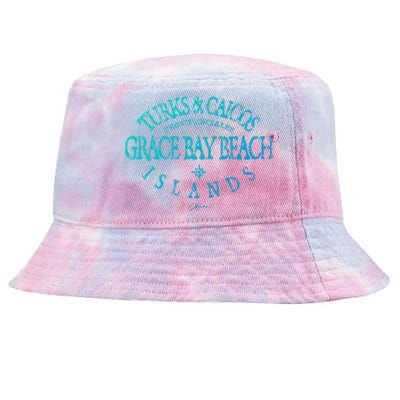 Turks And Caicos Islands Grace Bay Beach Gift Tie-Dyed Bucket Hat