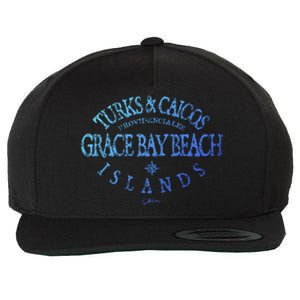 Turks And Caicos Islands Grace Bay Beach Gift Wool Snapback Cap