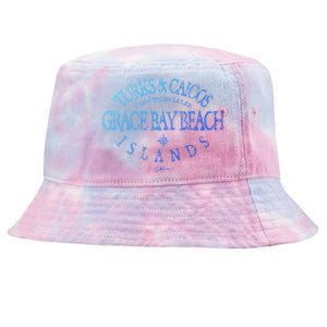 Turks And Caicos Islands Grace Bay Beach Gift Tie-Dyed Bucket Hat