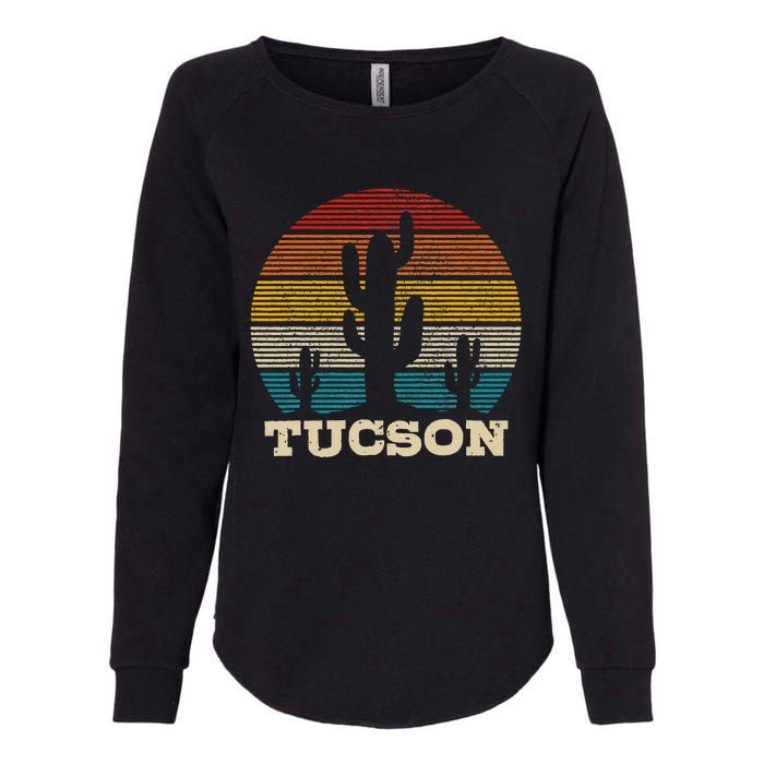 Tucson Arizona Cactus Vintage Retro Desert Souvenir Gift Womens California Wash Sweatshirt