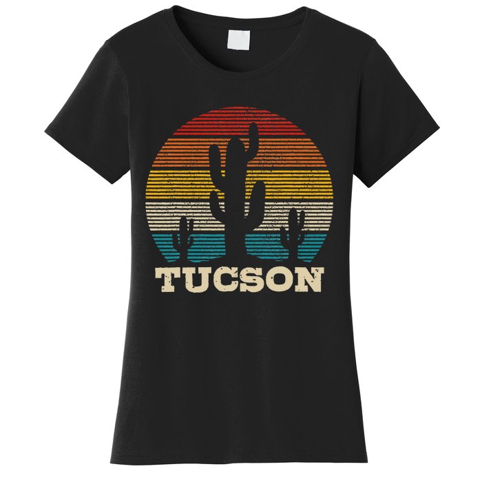 Tucson Arizona Cactus Vintage Retro Desert Souvenir Gift Women's T-Shirt