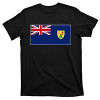 Turks And Caicos Islands Flag Providenciales Islander T-Shirt