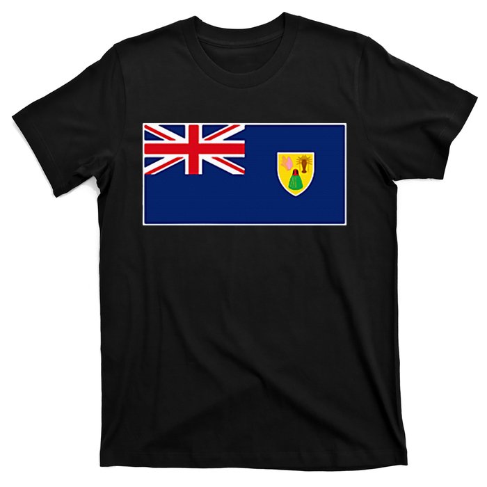 Turks And Caicos Islands Flag Providenciales Islander T-Shirt