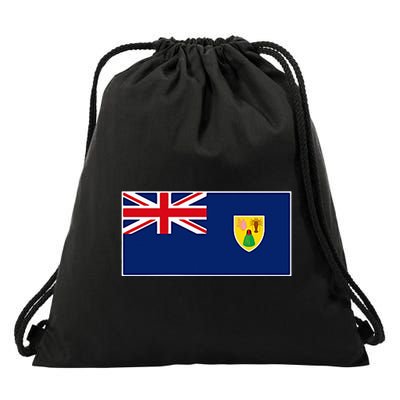 Turks And Caicos Islands Flag Providenciales Islander Drawstring Bag
