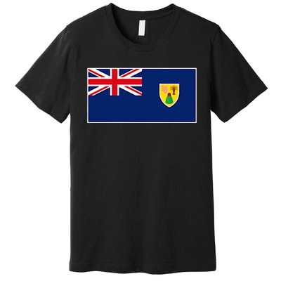 Turks And Caicos Islands Flag Providenciales Islander Premium T-Shirt