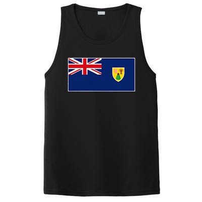 Turks And Caicos Islands Flag Providenciales Islander PosiCharge Competitor Tank