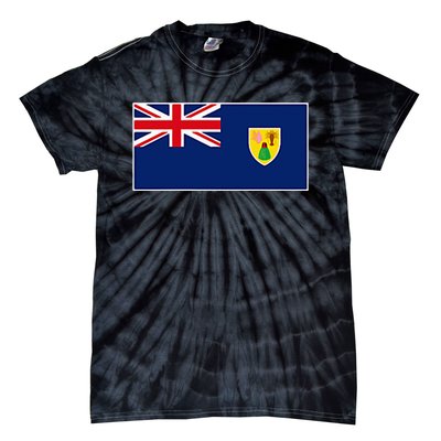 Turks And Caicos Islands Flag Providenciales Islander Tie-Dye T-Shirt