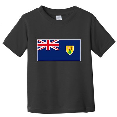 Turks And Caicos Islands Flag Providenciales Islander Toddler T-Shirt