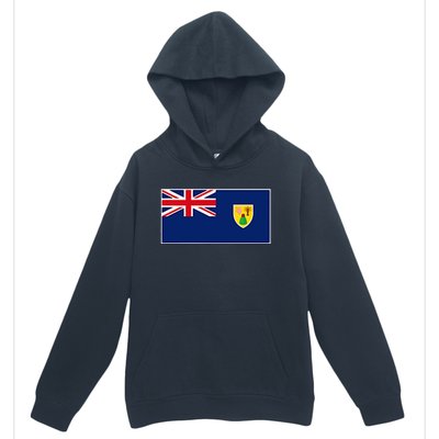 Turks And Caicos Islands Flag Providenciales Islander Urban Pullover Hoodie