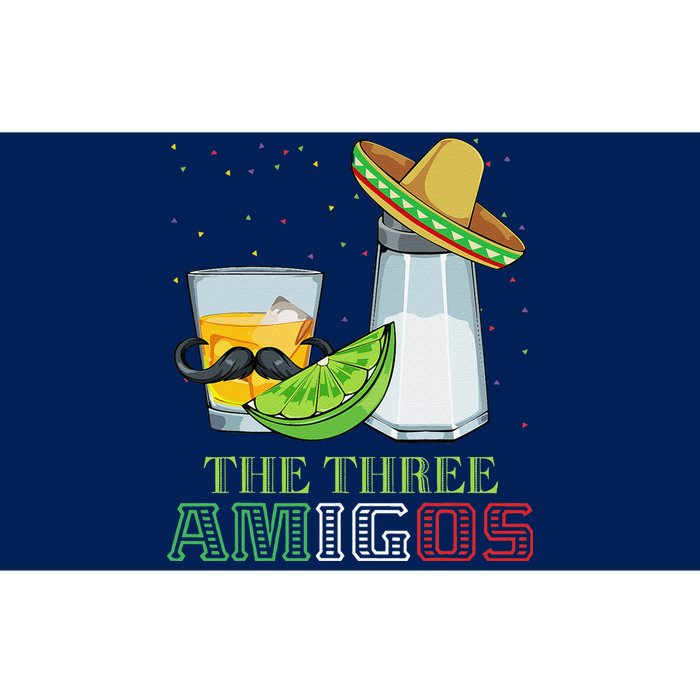 Three Amigos Cinco De Mayo Mexican Mexico Tequila Lime Salt Bumper Sticker