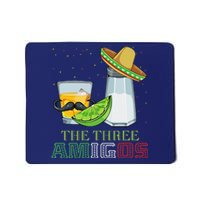 Three Amigos Cinco De Mayo Mexican Mexico Tequila Lime Salt Mousepad