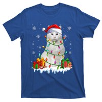 Turkish Angora Cat Xmas Light Christmas Kitten Lover Cool Gift T-Shirt