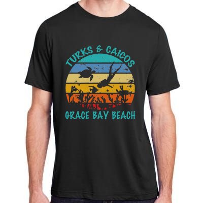 Turks And Caicos Islands West Indies Grace Bay Beach Adult ChromaSoft Performance T-Shirt