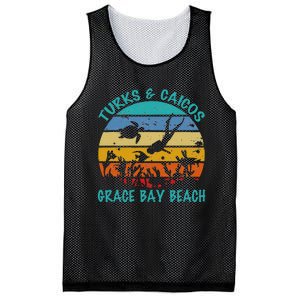 Turks And Caicos Islands West Indies Grace Bay Beach Mesh Reversible Basketball Jersey Tank