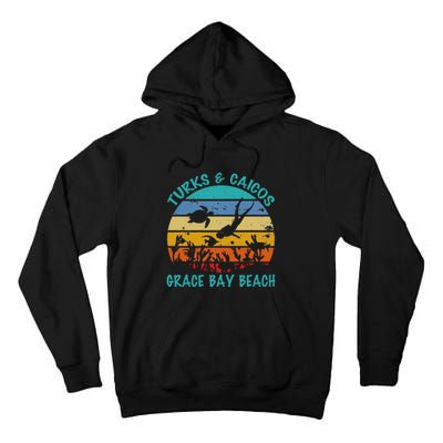 Turks And Caicos Islands West Indies Grace Bay Beach Tall Hoodie