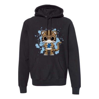 Tiger Anime Cat Autism Awareness Premium Hoodie