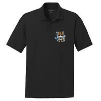 Tiger Anime Cat Autism Awareness PosiCharge RacerMesh Polo