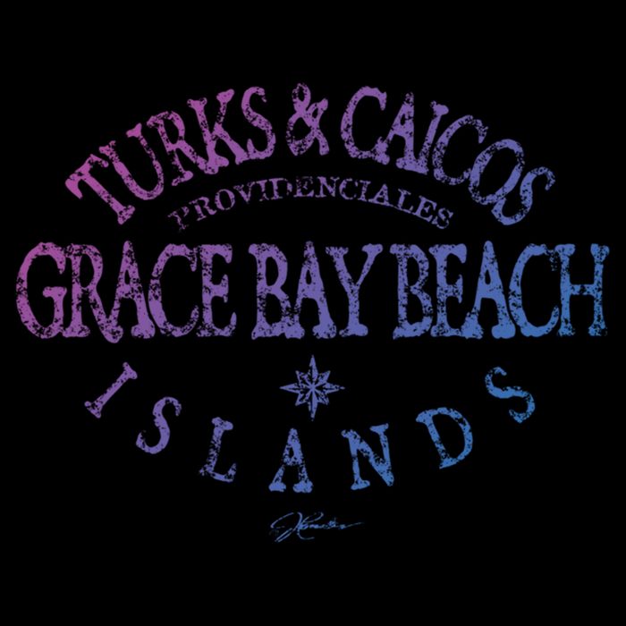 Turks And Caicos Islands Grace Bay Beach Gift Drawstring Bag