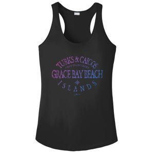 Turks And Caicos Islands Grace Bay Beach Gift Ladies PosiCharge Competitor Racerback Tank