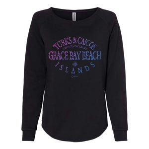 Turks And Caicos Islands Grace Bay Beach Gift Womens California Wash Sweatshirt