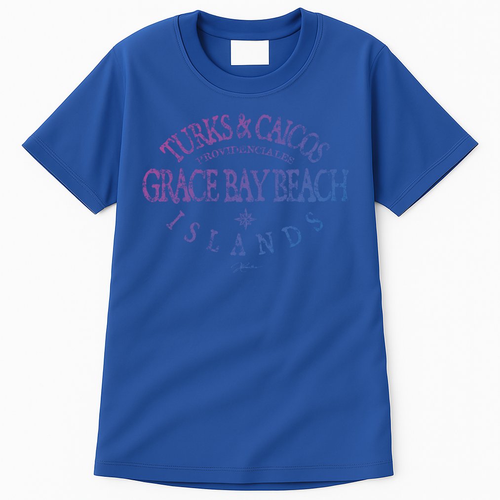 Turks And Caicos Islands Grace Bay Beach Gift Tall T-Shirt