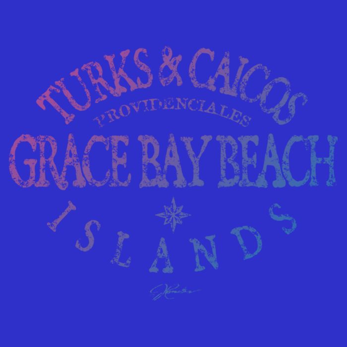 Turks And Caicos Islands Grace Bay Beach Gift Button