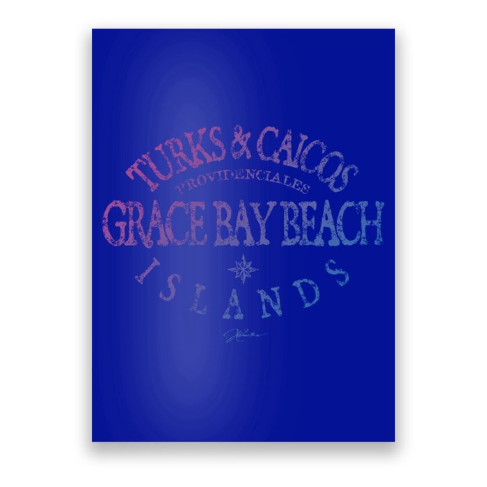 Turks And Caicos Islands Grace Bay Beach Gift Poster