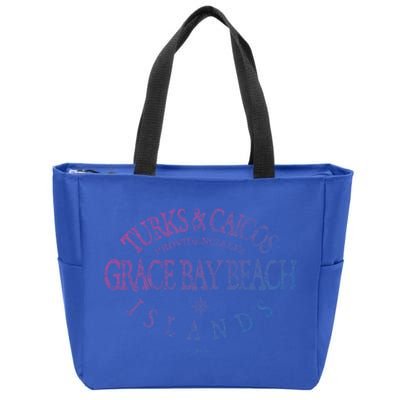 Turks And Caicos Islands Grace Bay Beach Gift Zip Tote Bag