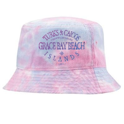 Turks And Caicos Islands Grace Bay Beach Gift Tie-Dyed Bucket Hat