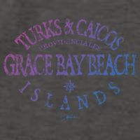 Turks And Caicos Islands Grace Bay Beach Gift Vector Backpack