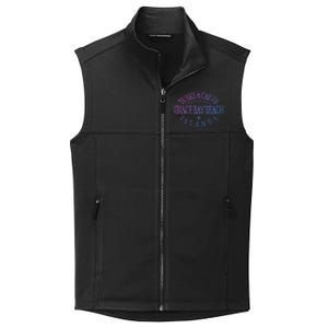 Turks And Caicos Islands Grace Bay Beach Gift Collective Smooth Fleece Vest