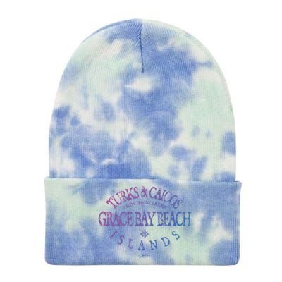 Turks And Caicos Islands Grace Bay Beach Gift Tie Dye 12in Knit Beanie