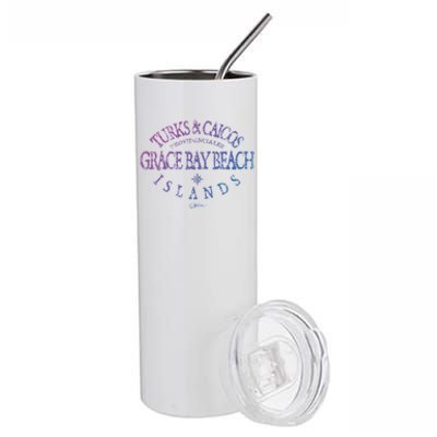 Turks And Caicos Islands Grace Bay Beach Gift Stainless Steel Tumbler