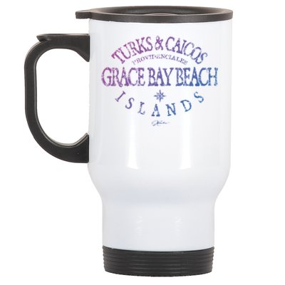 Turks And Caicos Islands Grace Bay Beach Gift Stainless Steel Travel Mug