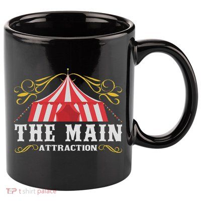 The Attraction Circus Carnival Children Birthday Party 11oz C Handle Ceramic Mug