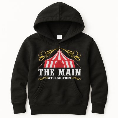 The Attraction Circus Carnival Children Birthday Party Kids Hoodie