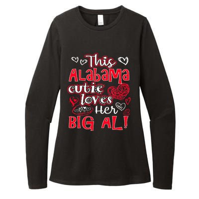 This Alabama Cutie Loves Her Big Al! Fun Football Womens CVC Long Sleeve Shirt