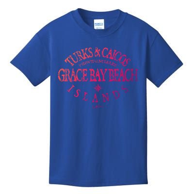 Turks And Caicos Islands Grace Bay Beach Gift Kids T-Shirt